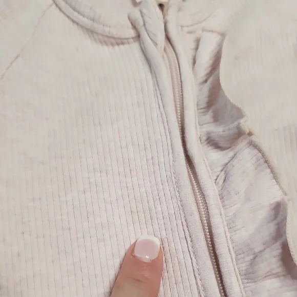 Jamie Kay "Melanie" One Piece Ruffle Footies, Size 3-6 months and 12-18 months - Picture 9 of 9